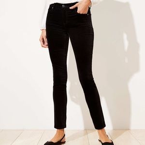 Loft Velvet Skinny Pants